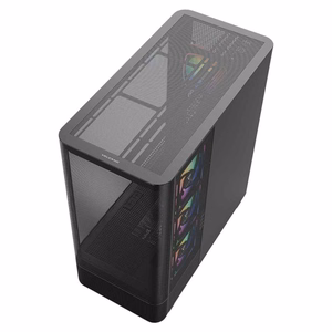 MODECOM Volcano AQ300 ARGB kesktornkorpus, must