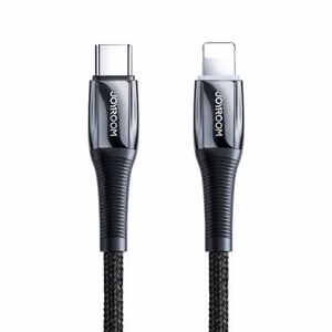 USB kaabel Joryoom S-1224K2 must Type-C / Lightning 120cm (kuni 20W)