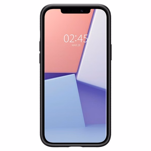 Spigen Liquid Air ümbris iPhone 12 / iPhone 12 Pro jaoks - matt must