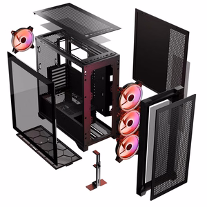 MODECOM Case VOLCANO EXPANSE T APEX ARGB MIDI Black