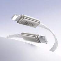 Lame Kaabel USB C to Lightning Hoco PD 30W 1 m X125 valge