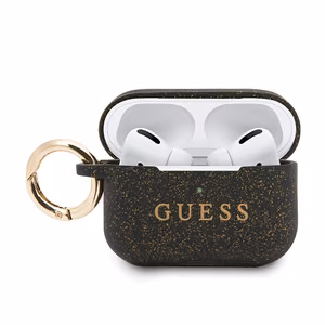 Guess Ring silikoonist ümbris AirPods Pro must ja kuldne