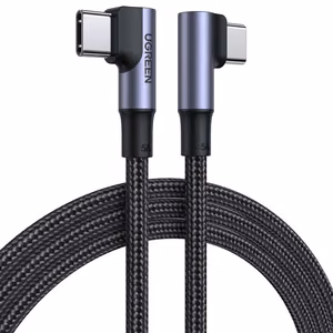 Ugreen US335 70696 nurgaga USB-C - USB-C PD QC FCP 100W 5A 480Mb/s 1m kaabel - must