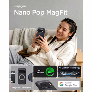Spigen Nano Pop MagSafe ümbris mudelile Google Pixel 11 Pro XL, must ja hall