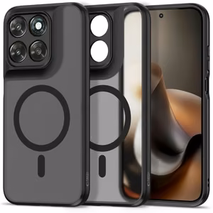 Tech-Protect Magmat MagSafe ümbris Motorola Moto G67 / G77 jaoks - matt must