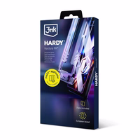 LCD tempered glass (2 pcs.) with applicator 3mk Hardy Hardura 9H Apple iPhone 15/16 must