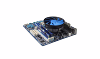 DeepCool Gamma Archer Processor Air cooler 12 cm Aluminium, must, sinine 1 pc(s)