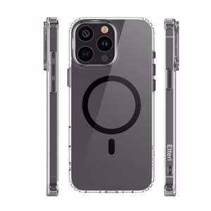 Etteri Color Mag ümbris jaoks iPhone 12 / 12 Pro 6,1" must