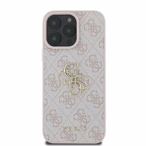 GUESS ümbris jaoks IPHONE 16 Pro Max GUHCP16X4GMGPI (4G PU Big Logo) roosa