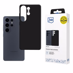 3mk Matt ümbris Samsung Galaxy S26 Ultra jaoks - matt must