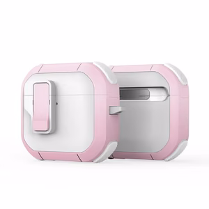 DUX DUCIS PECP - TPU+PC protective case jaoks AirPods 4 valge roosa