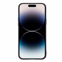 Nillkin sünteetilisest kiust S ümbris iPhone 14 Pro Max ümbris koos kaamerakattega, must