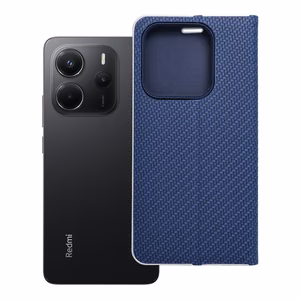 Флип-чехол для Xiaomi Redmi NOTE 14 5G Luna Book Carbon синий
