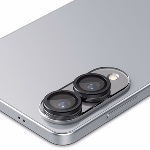Spigen Optik Pro GLAS.TR "Ez Fit" 2-pack Camera Cover jaoks Samsung Galaxy S25 Edge - Must