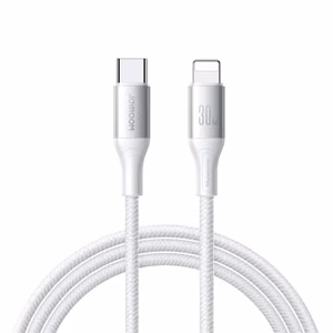 Joyroom S-A28 USB-C – Lightning kaabel 30W, 2 m, valge