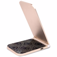 Guess 4G Pattern MagSafe foldable 2in1 15W induktiivne laadija - brown