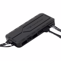 Fan control box jaoks computer Darkflash RC2 RGB PWM + pult kontroller (must)