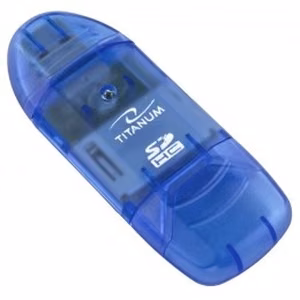 TITANUM TA101B kaardilugeja sinine USB 2.0