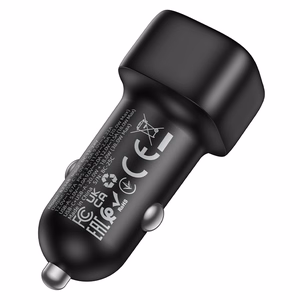 Borofone Автомобильное зарядное устройство BZ34B Cloud - USB + Type C - QC 3.0 PD 38W чёрное