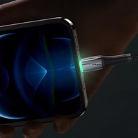 USB Kaabel Joryoom "S-1224K2" Must "Type-C / Lightning" 120cm (up to 20W)