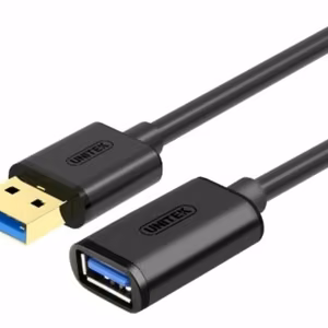 UNITEK Y-C456GBK USB kaabel 0,5 m USB 3.2 Gen 1 USB A must