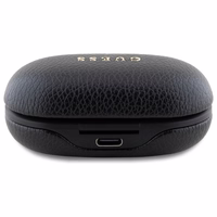 Guess Bluetooth kõrvaklapid GUTWSPGTSPSK TWS + docking station must/must Grained Classic Logo