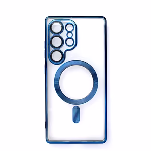 Electroplated Ümbris with MagSafe jaoks iPhone 16e - sinine