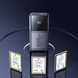 Joyroom JR-PBF19 22.5W 10000mAh Powerbank kahe sisseehitatud kaabliga - must
