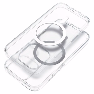 Чехол для iPhone 16 PRO MAX Clear Case 2 mm Mag Cover совместимый с MagSafe (защита камеры) прозрачный