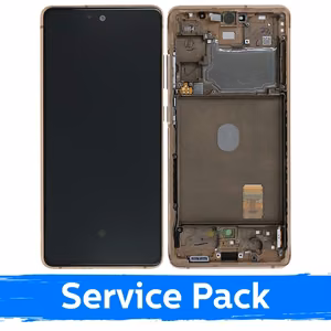 LCD Ekraan Ühildub Samsung G780 S20 FE (G781 S20 FE 5G) Koos Frame / Cloud Oranž / (Service Pack)