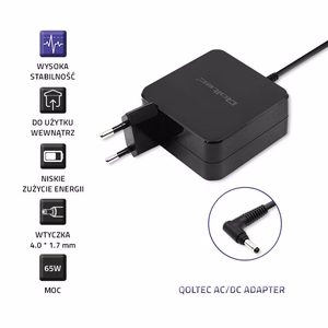 Qoltec 51751 toiteadapter sülearvutile Huawei 65W | 19V | 3.42A | 4.0*1.7