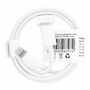 Kaabel Type C to Lightning PD 2A 18W C973 1 m valge