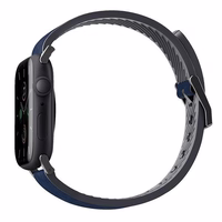 Uniq Straden nahast Hybrid rihm Apple Watch 1/2/3/4/5/6/7/8/SE/SE2/Ultra 42/44/45/49mm - sinine