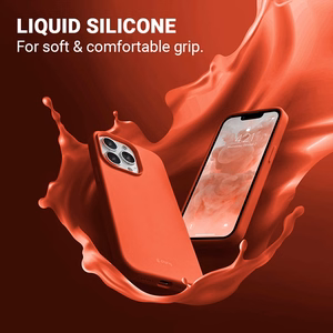 Crong Color Cover ümbris seadmele iPhone 13 Pro, korallpunane