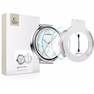 Tech-Protect Easy Set+ 2-pack karastatud klaas jaoks Huawei Watch GT 5 41 mm - läbipaistev