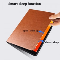 Phone Ümbris X-Level Kite jaoks Samsung X700 / X706 (Tab S8) / T870 / T875 / T876 (Tab S7) Pruun