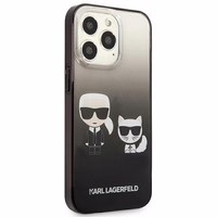 Karl Lagerfeld Gradient Ikonik Karl&Choupette ümbris iPhone 13 Pro / iPhone 13 jaoks - must