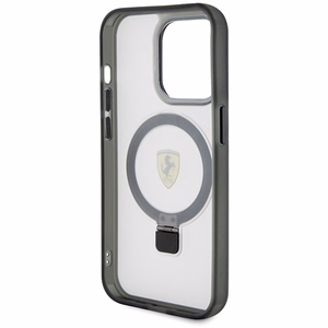 Ferrari FEHMP15LUSCAH iPhone 15 Pro 6.1" läbipaistev hardcase Ring Stand 2023 Collection MagSafe
