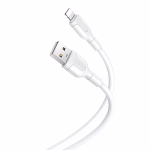 XO kaabel NB212 USB - Lightning 1,0 m 2,1A, valge