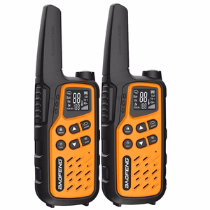 Baofeng BF-T25E raadiosaatjate komplekt, 2 tk, oranžid