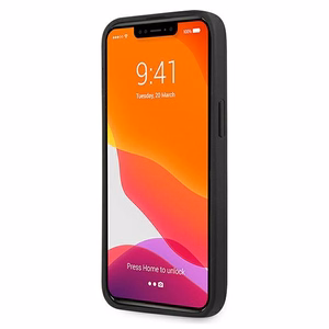 AMG Leather Debossed Lines чехол для iPhone 13 Pro / iPhone 13 - чёрный