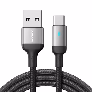 Joyroom Extraordinary Series A10 S-UC027A10 USB-A - USB-C kaabel 3A 1,2 m - must