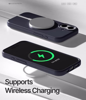 Ümbris Mercury Pure Magsafe Silicon Ümbris Apple iPhone 17 dark sinine