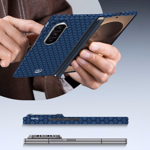 Benks Magnetic Armor Grid Air Grand Combo ümbris (C.K.FL.SA.BE.0051) Samsung Galaxy Z Fold 8 Ultra mudelile, sinine