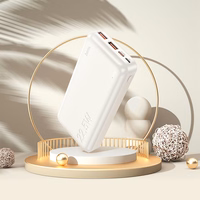 External battery Akupank Hoco J101A PD 20W+Quick Charge 3.0 22.5W 20000mAh valge