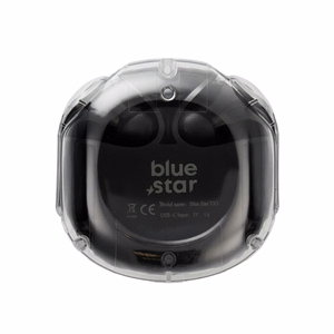 Juhtmevabad TWS-kõrvaklapid BLUE STAR AirCrystal TX1, mustad