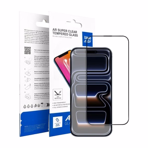 Закаленное стекло iPhone 17 PRO MAX Blue Star 5D AR черное