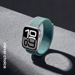 Crong Nylon Apple Watch spordirihm, 38/40/41/42 mm, Atlantic Green