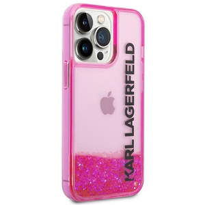 Karl Lagerfeld KLHCP14XLCKVF iPhone 14 Pro Max 6.7 "roosa / roosa hardcase Liquid Glitter Elong