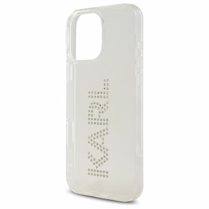 Karl Lagerfeld KLHCP16XHKLSTDCT iPhone 16 Pro Max 6.9" läbipaistev Hard Ümbris IML Rhinestones Logo